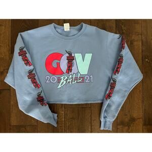 Governors Ball Swag Cut off Sweatshirt Medium 2021 NYC Cropped Shirt M Concert